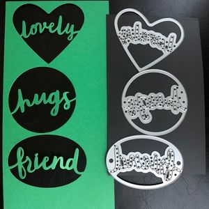 Lovely Words Thinlits Dies